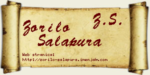 Zorilo Salapura vizit kartica